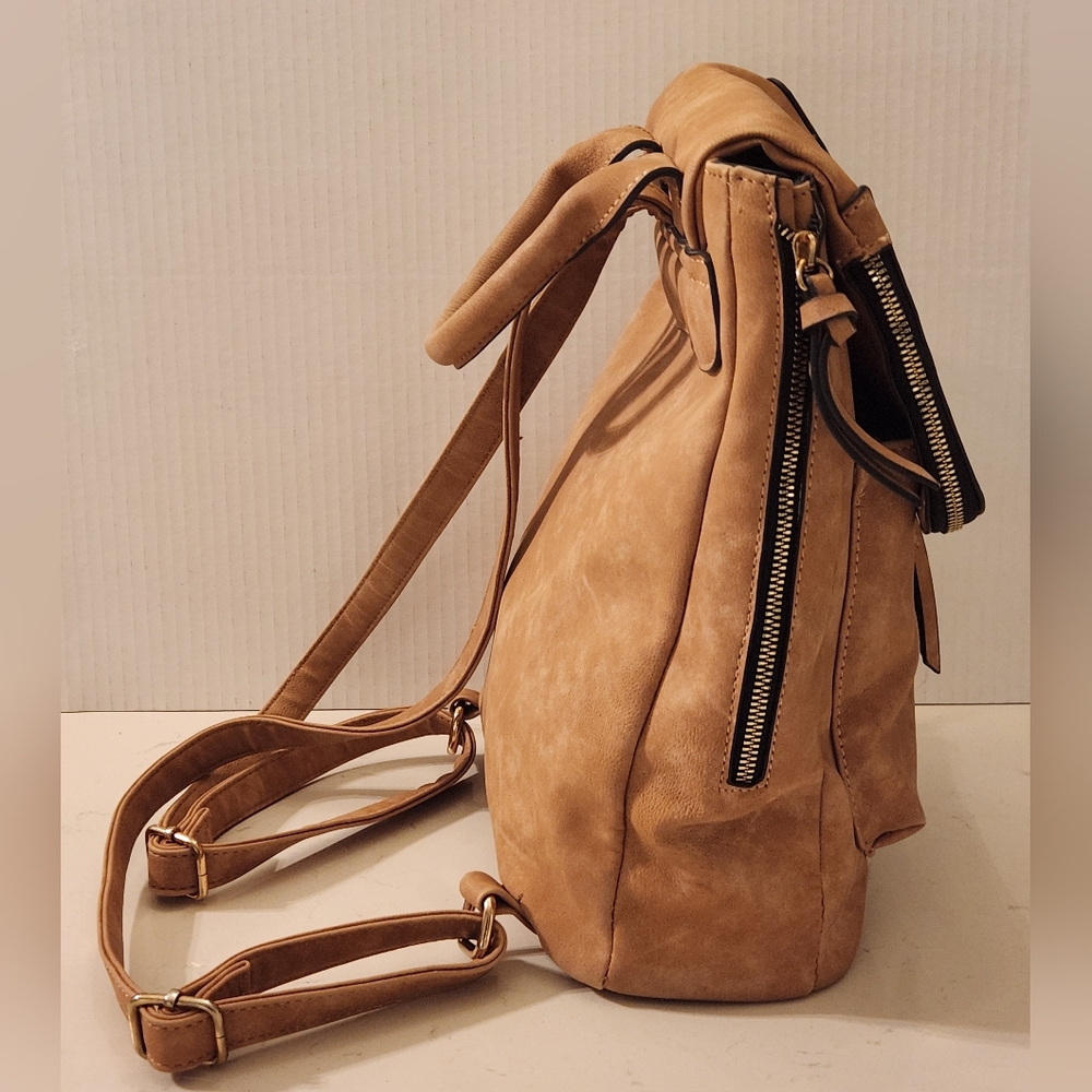 Violet Ray Cognac Backpack - Picture 4 of 14